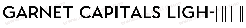 Garnet Capitals Ligh字体转换